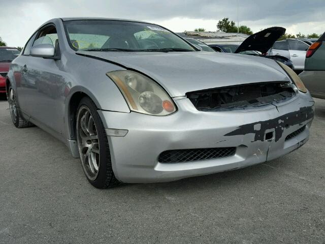 JNKCV54E05M412323 - 2005 INFINITI G35 SILVER photo 1