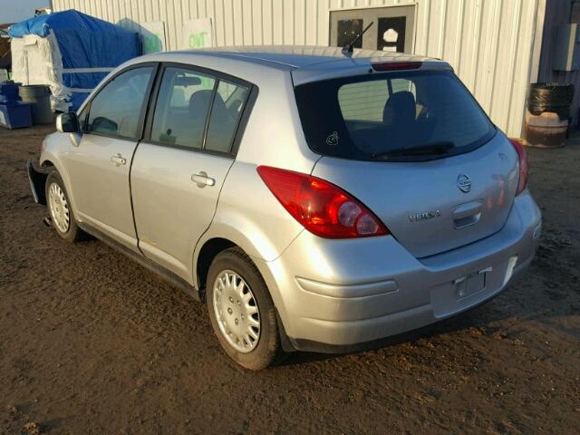 3N1BC1CP4CK222118 - 2012 NISSAN VERSA S SILVER photo 3