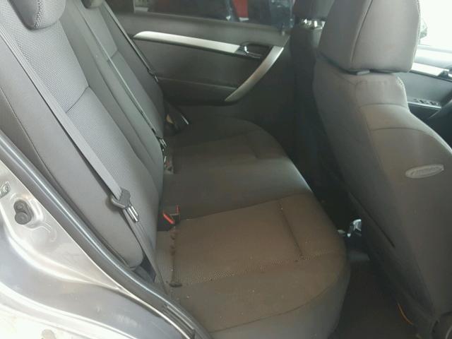 KL1TD5DE6BB184895 - 2011 CHEVROLET AVEO LS GRAY photo 6
