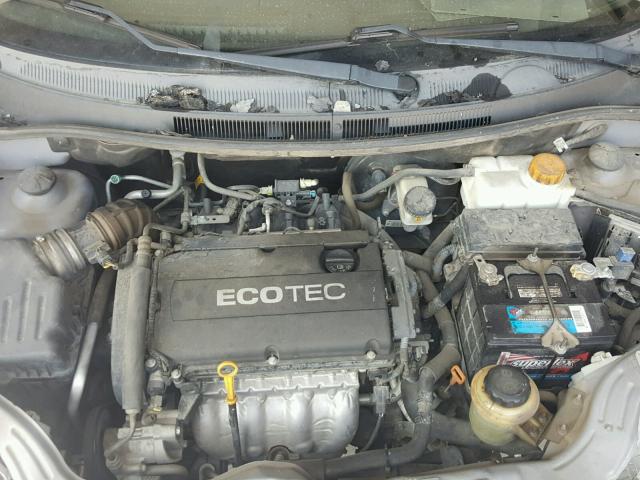 KL1TD5DE6BB184895 - 2011 CHEVROLET AVEO LS GRAY photo 7