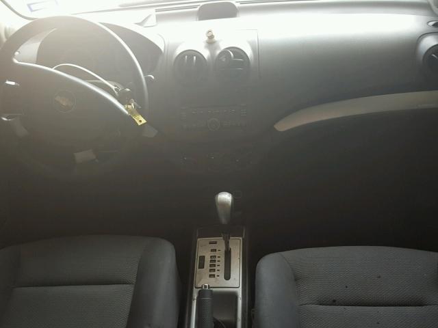 KL1TD5DE6BB184895 - 2011 CHEVROLET AVEO LS GRAY photo 9