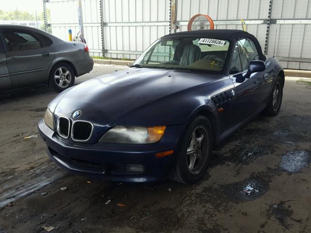 4USCH7325VLE04121 - 1997 BMW Z3 1.9 BLUE photo 2