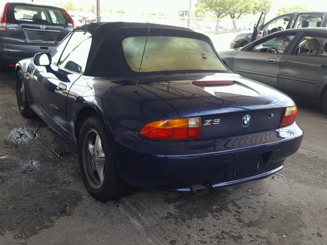 4USCH7325VLE04121 - 1997 BMW Z3 1.9 BLUE photo 3
