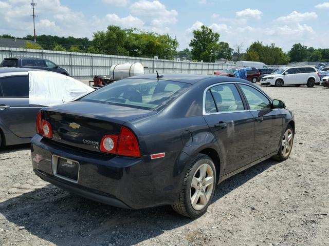 1G1ZG57B594157965 - 2009 CHEVROLET MALIBU LS BLACK photo 4
