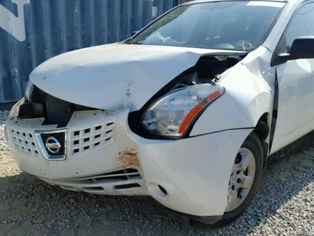 JN8AS5MT1AW019787 - 2010 NISSAN ROGUE S WHITE photo 9