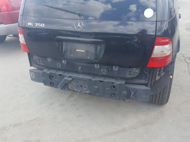 4JGAB57E93A444128 - 2003 MERCEDES-BENZ ML 350 BLACK photo 9