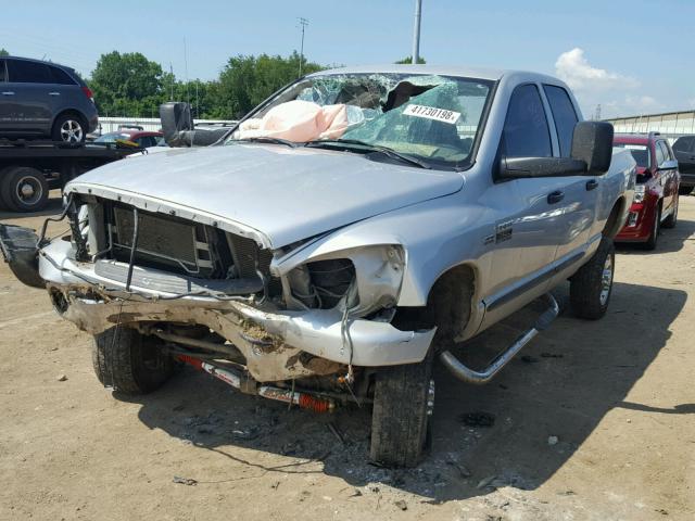 1D7KS28D87J615170 - 2007 DODGE RAM 2500 S SILVER photo 2