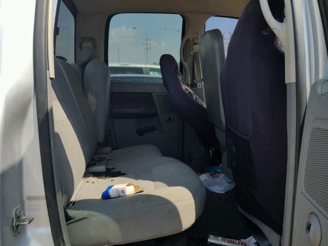 1D7KS28D87J615170 - 2007 DODGE RAM 2500 S SILVER photo 6