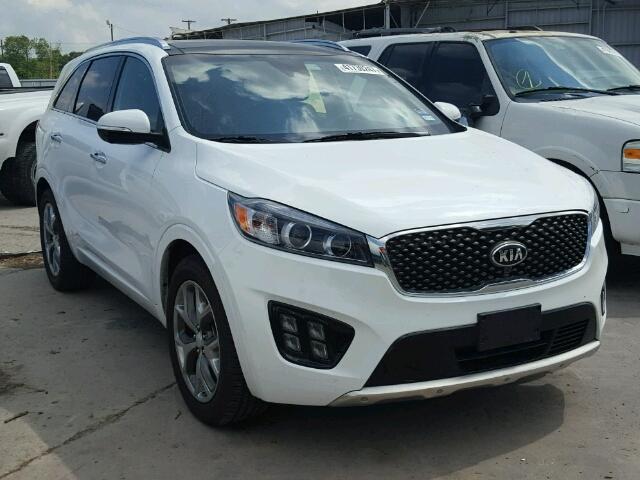 5XYPK4A19GG114557 - 2016 KIA SORENTO SX WHITE photo 1