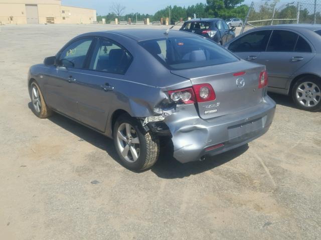 JM1BK12F751343884 - 2005 MAZDA 3 I SILVER photo 3