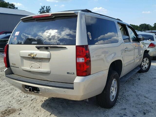 3GNFK16318G288833 - 2008 CHEVROLET SUBURBAN BEIGE photo 4