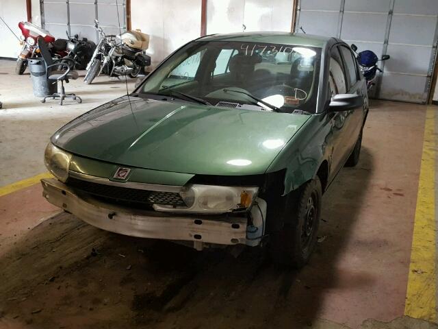 1G8AJ52F73Z156983 - 2003 SATURN ION LEVEL GREEN photo 2