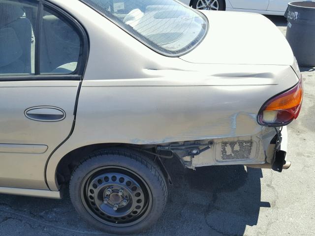 1G1ND52M7W6215509 - 1998 CHEVROLET MALIBU BEIGE photo 9