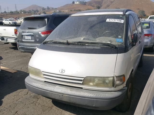 JT3AC12R9M0000571 - 1991 TOYOTA PREVIA LE SILVER photo 2