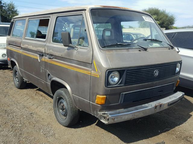 WV2YB0250EH030597 - 1984 VOLKSWAGEN VANAGON BU BROWN photo 1