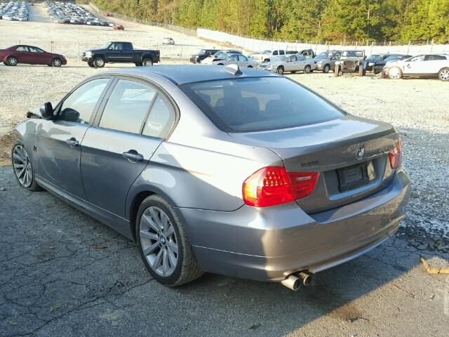 WBAPK5C53BA653879 - 2011 BMW 328 XI SUL GRAY photo 3