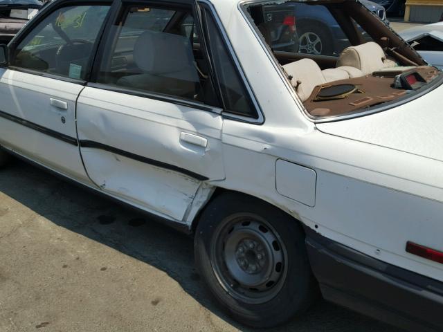 4T1SV21E3MU376430 - 1991 TOYOTA CAMRY DLX WHITE photo 9