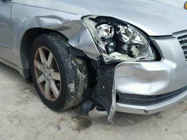 1N4BA41E64C852290 - 2004 NISSAN MAXIMA SE SILVER photo 9