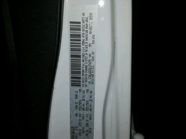 1C4BJWDG3GL274379 - 2016 JEEP WRANGLER U WHITE photo 10