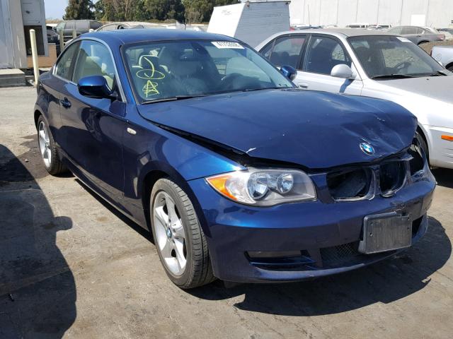 WBAUP9C50AVL89233 - 2010 BMW 128 I BLUE photo 1