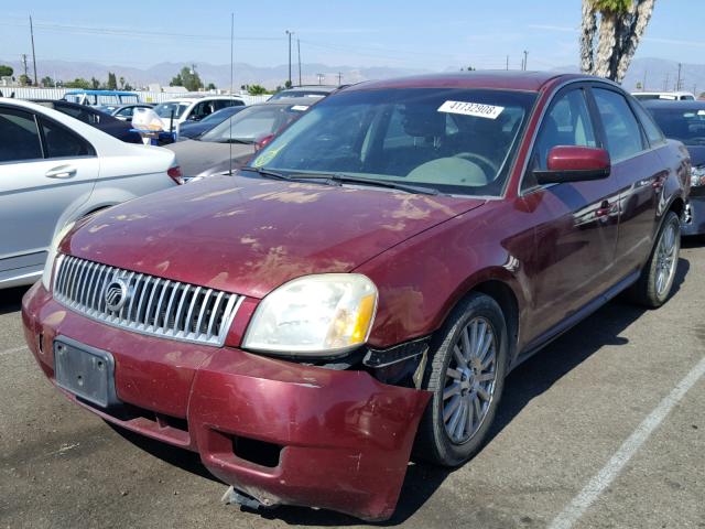 1MEHM42197G613741 - 2007 MERCURY MONTEGO PR 勃艮第红 照片 2