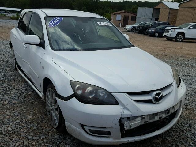 JM1BK34LX81149756 - 2008 MAZDA SPEED 3 WHITE photo 1