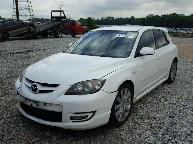 JM1BK34LX81149756 - 2008 MAZDA SPEED 3 WHITE photo 2