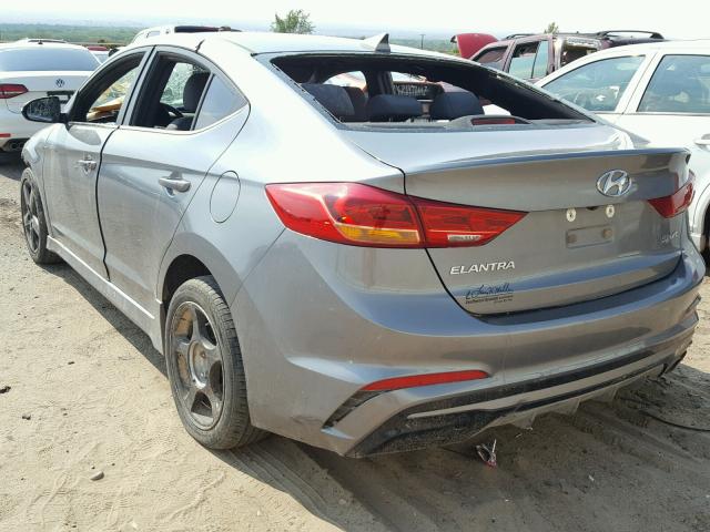 KMHD04LB4JU509018 - 2018 HYUNDAI ELANTRA SP GRAY photo 3