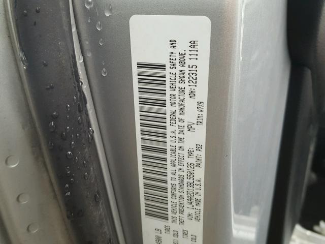 1J4AA2D13BL550126 - 2011 JEEP WRANGLER S SILVER photo 10