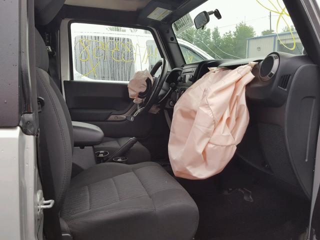 1J4AA2D13BL550126 - 2011 JEEP WRANGLER S SILVER photo 5