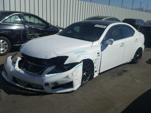 JTHBP262395006494 - 2009 LEXUS IS-F WHITE photo 2