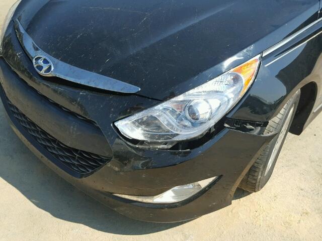 KMHEC4A44BA001523 - 2011 HYUNDAI SONATA HYB BLACK photo 9