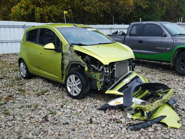 KL8CD6S99DC501935 - 2013 CHEVROLET SPARK 1LT Зеленый фото 1