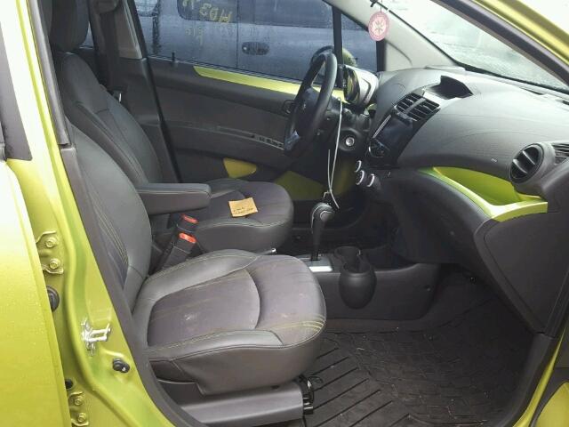 KL8CD6S99DC501935 - 2013 CHEVROLET SPARK 1LT Зеленый фото 5