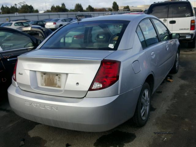 1G8AZ55F56Z104406 - 2006 SATURN ION LEVEL SILVER photo 4