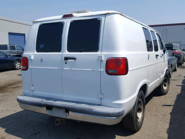 2B7HB21X9RK141469 - 1994 DODGE RAM VAN B2 WHITE photo 4