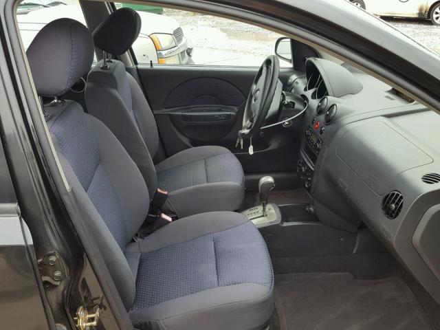 KL1TD66677B743034 - 2007 CHEVROLET AVEO BASE Qara foto 5