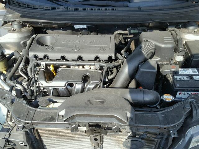 KNAFU4A29A5849826 - 2010 KIA FORTE EX GRAY photo 7