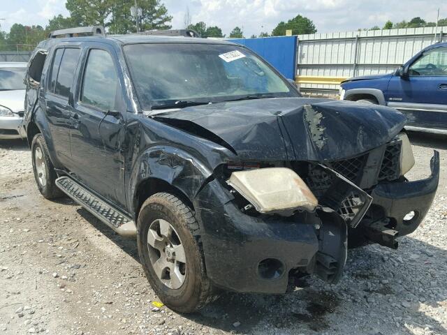 5N1AR18U88C611293 - 2008 NISSAN PATHFINDER BLACK photo 1