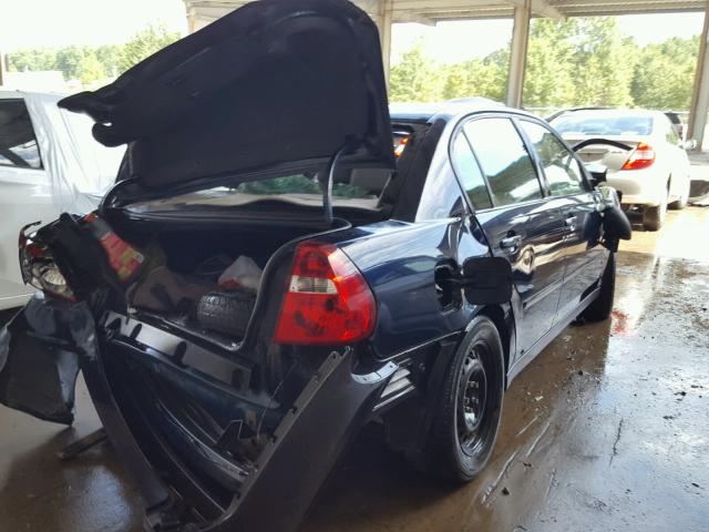 1G1ZS58N77F128556 - 2007 CHEVROLET MALIBU LS Mavi foto 4