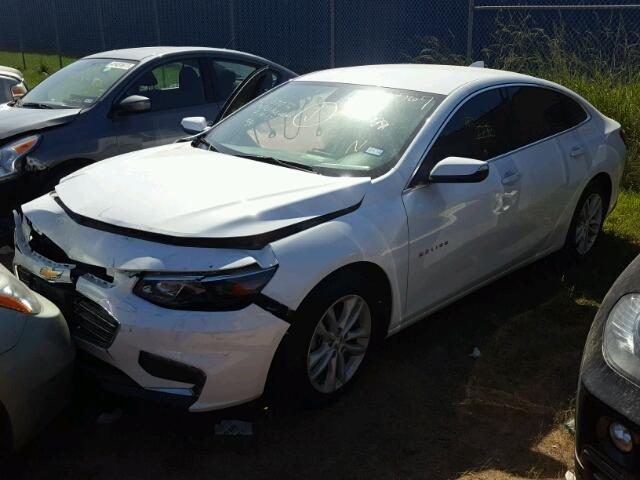 1G1ZE5ST5HF133867 - 2017 CHEVROLET MALIBU WHITE photo 2