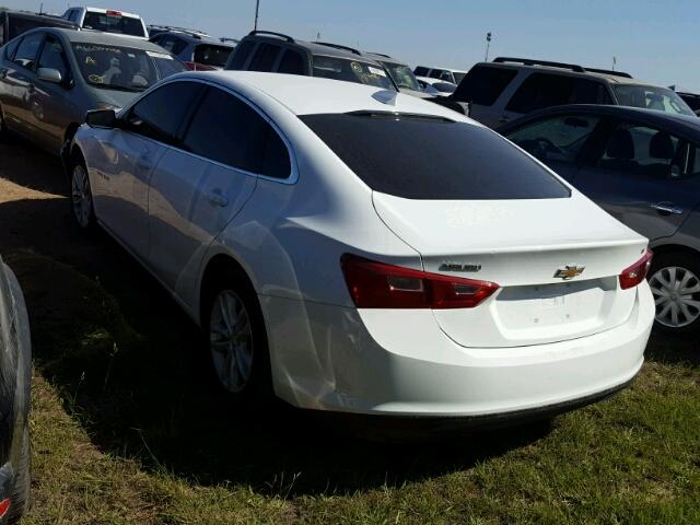 1G1ZE5ST5HF133867 - 2017 CHEVROLET MALIBU WHITE photo 3