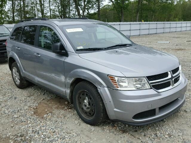 3C4PDDAGXFT749230 - 2015 DODGE JOURNEY SE GRAY photo 1