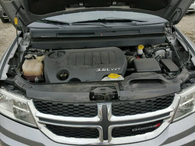 3C4PDDAGXFT749230 - 2015 DODGE JOURNEY SE GRAY photo 7