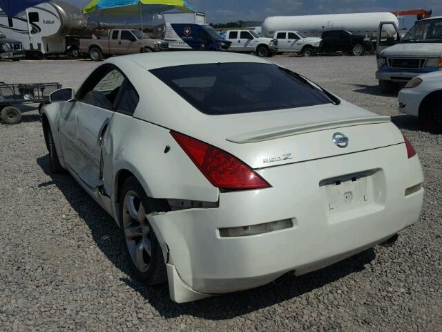 JN1AZ34D96M311973 - 2006 NISSAN 350Z COUPE WHITE photo 3