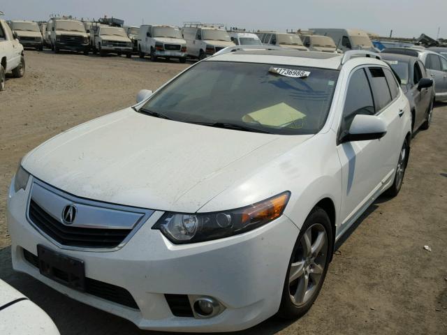 JH4CW2H66CC004961 - 2012 ACURA TSX TECH WHITE photo 2