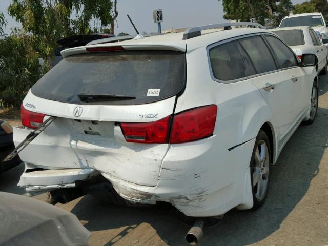 JH4CW2H66CC004961 - 2012 ACURA TSX TECH WHITE photo 4