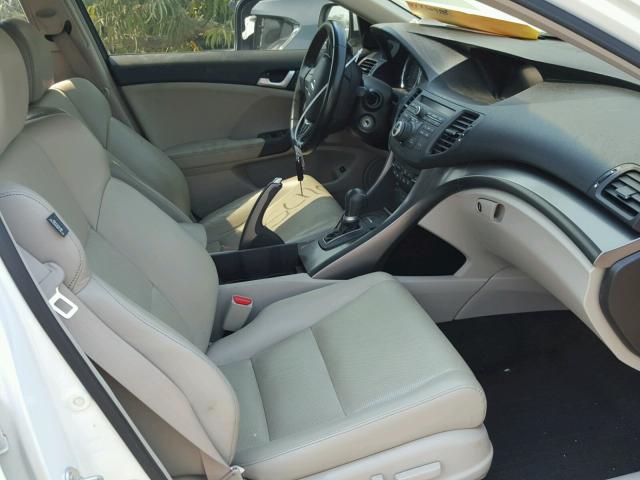 JH4CW2H66CC004961 - 2012 ACURA TSX TECH WHITE photo 5