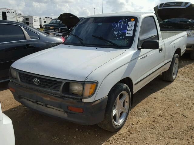 4TANL42N3TZ171785 - 1996 TOYOTA TACOMA WHITE photo 2