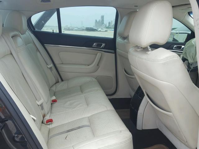 1LNHM93R09G603987 - 2009 LINCOLN MKS BLACK photo 6